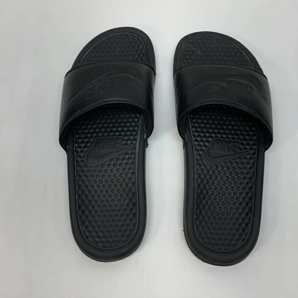 Nike men’s black sandals 343880 size 8